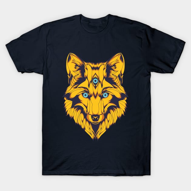 Wolf T-Shirt by dotphix